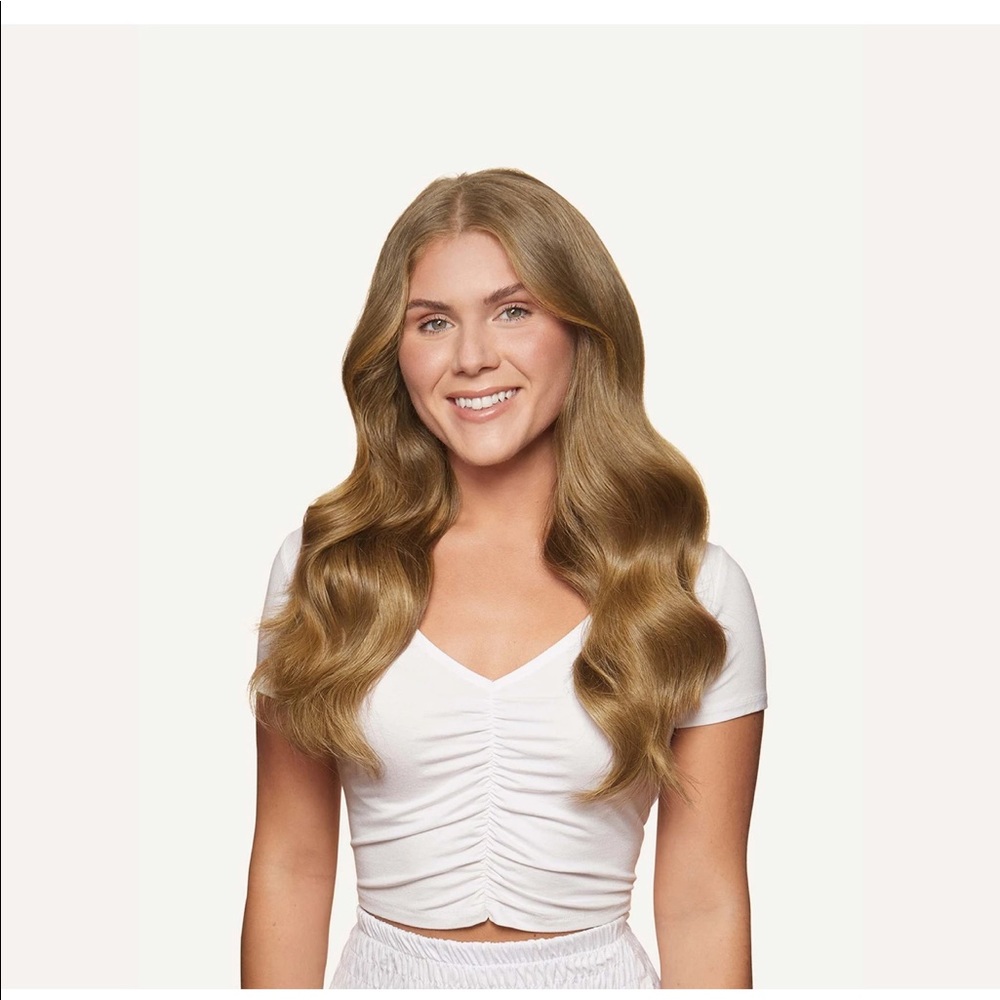 NEW NEVER WORN Luxy 16” Bronde Halo Extensions